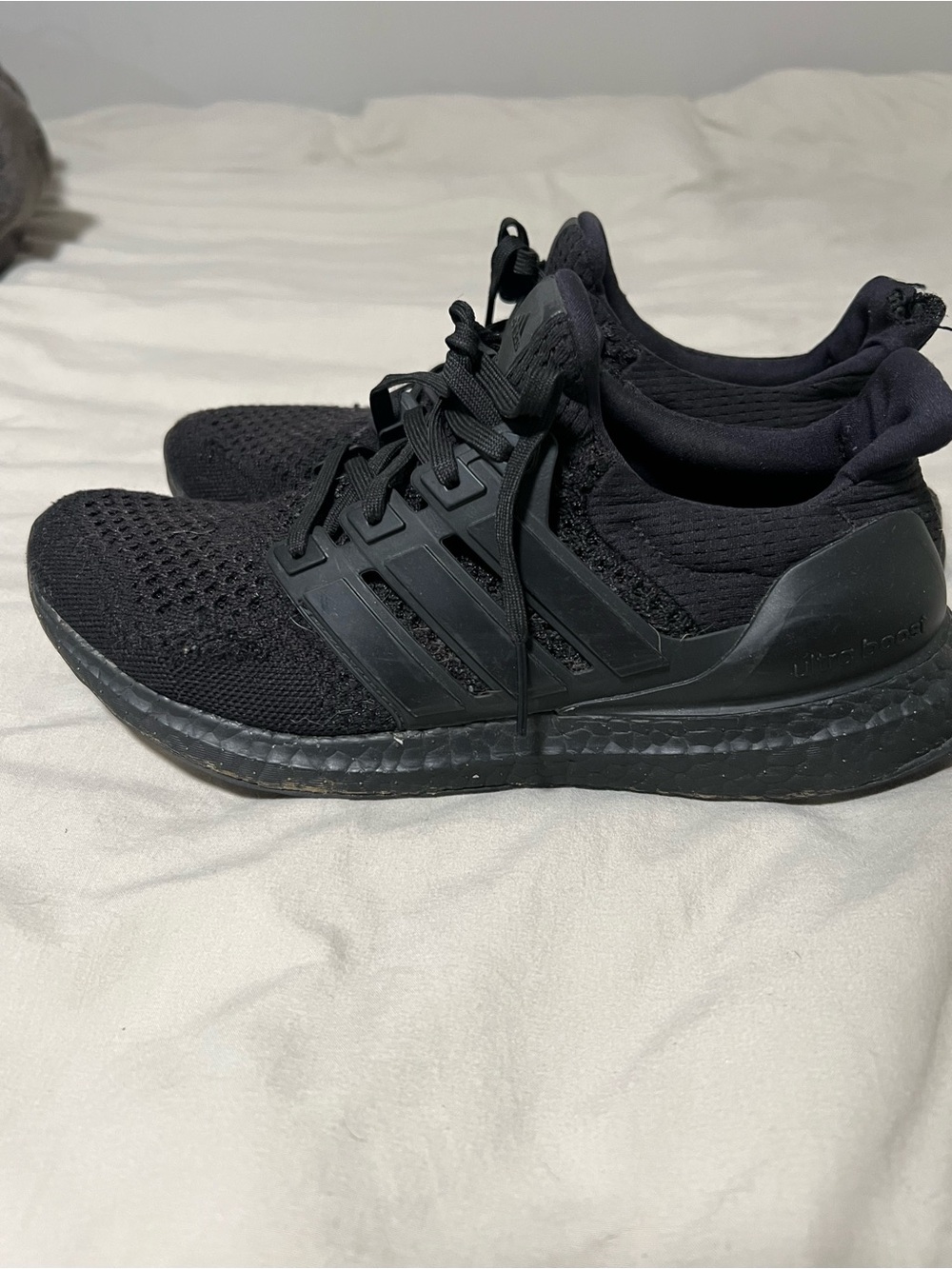 Adidas Ultra Boost 1.0 Triple Black Running Shoes Size 8.5